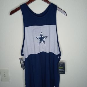 Nike dallas cowboys slim fit tank